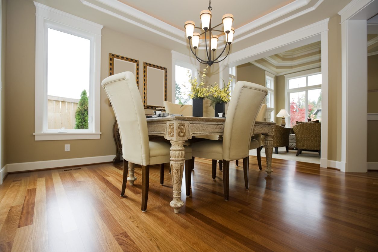 Best Wood Flooring For A Dining Room, Dining Room Hardwood Floors