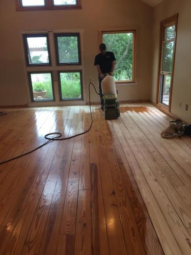 sanding floors