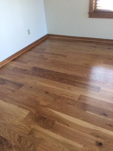 wood floor installed